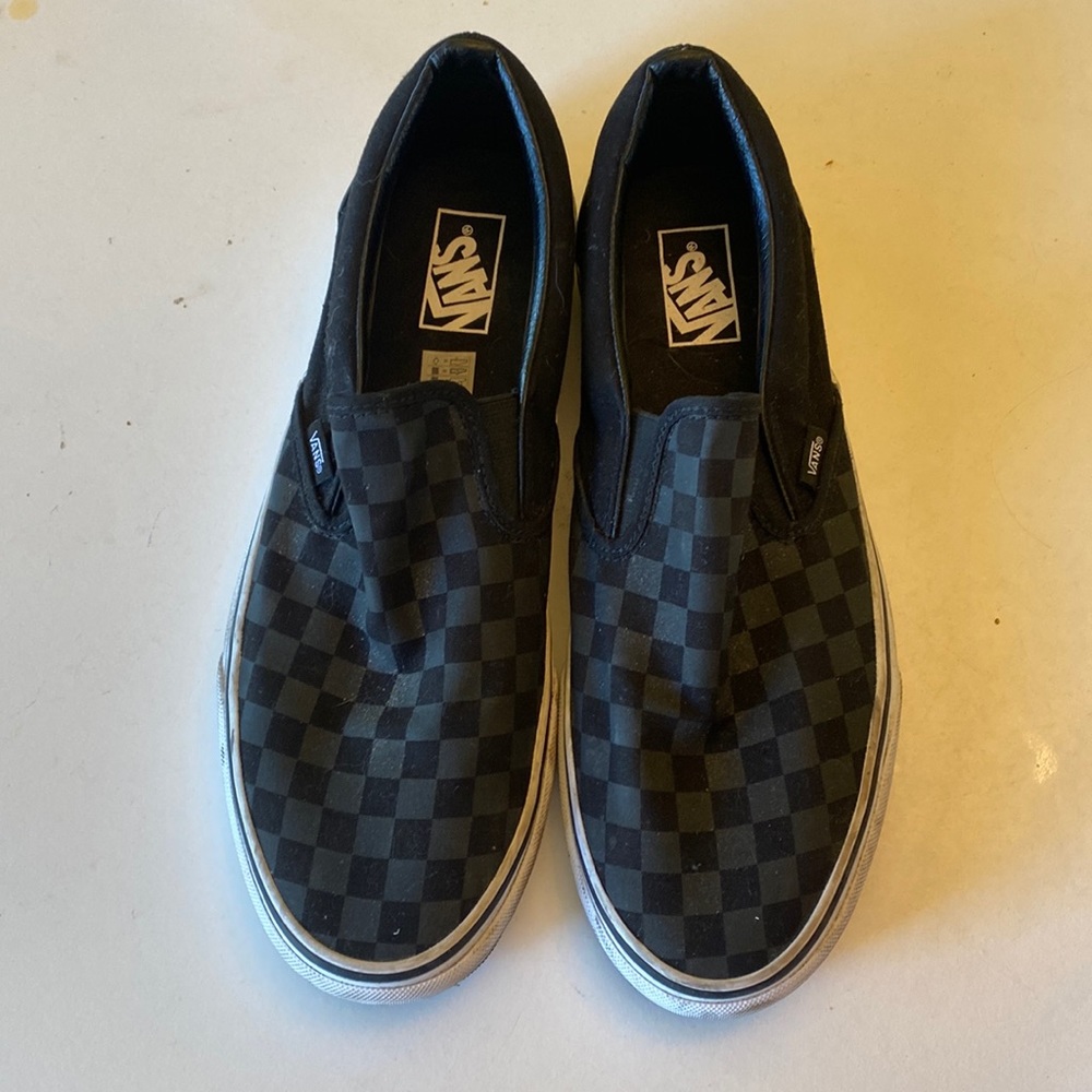 NWOT checkerboard vans.